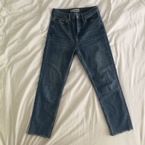 TopShop Moto straight leg jeans